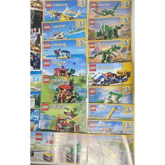 LEGO Lot of 30+ Modern Instruction Manuals Star Wars Minecraft Lego City etc - Picture 7 of 9